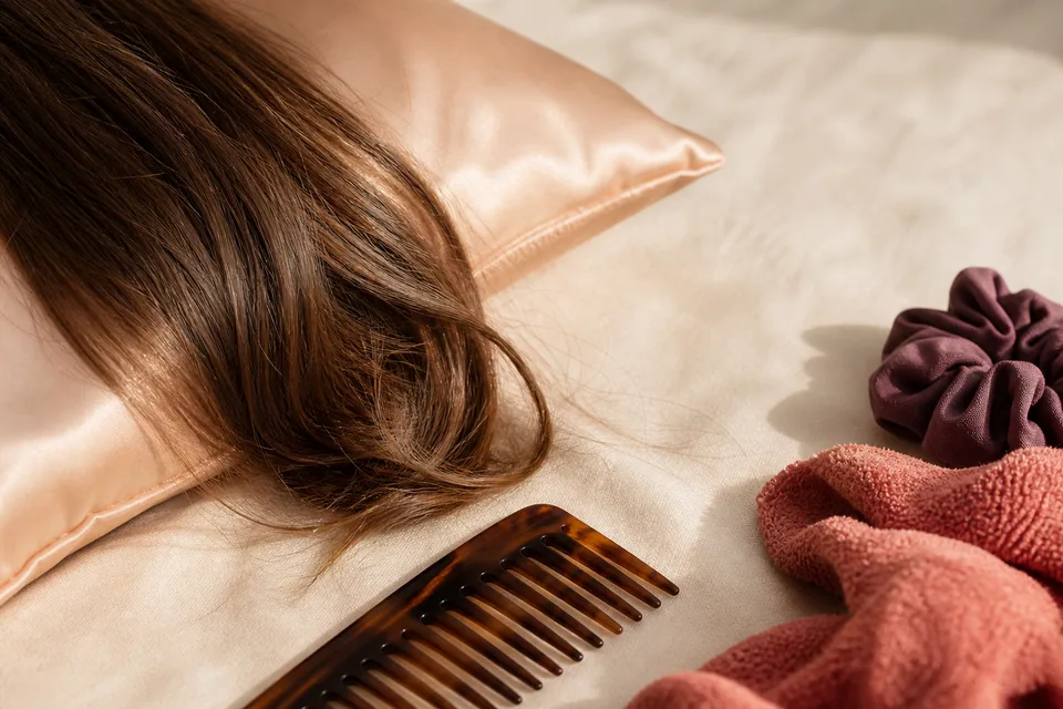 Schonendes Entwirren beanspruchter Haarlängen im Salon